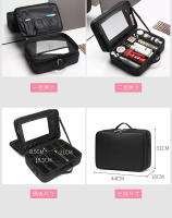 Bolsa de cosméticos portátil profesional para mujer, caja de almacenamiento de herramientas de maquillaje y arte de uñas de gran capacidad para artistas de maquillaje - details 20