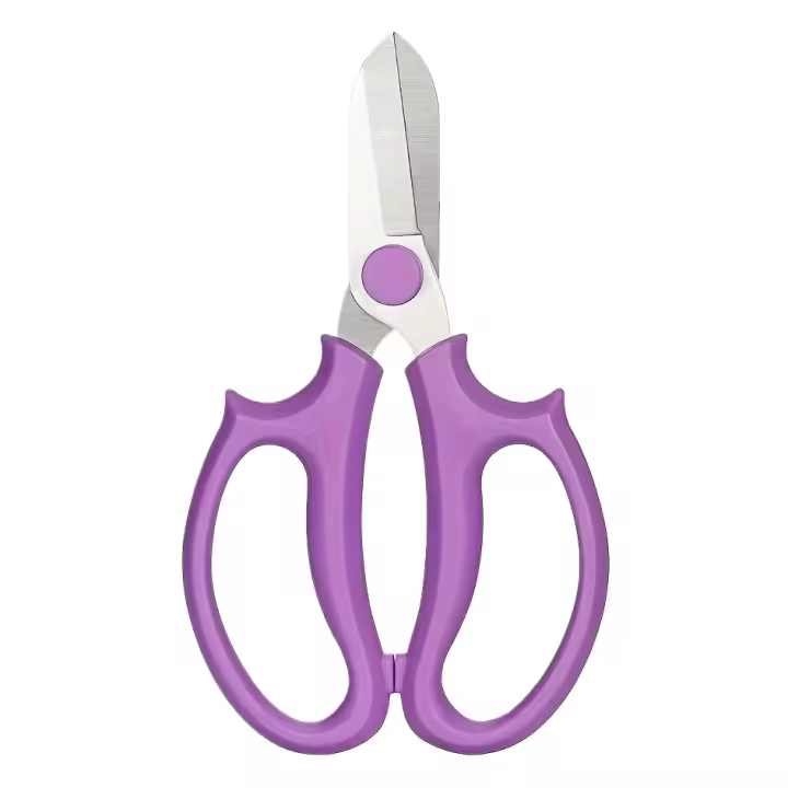 Tijeras de podar para jardinería ambidiestras de estilo clásico, hoja de acero inoxidable, tijeras de jardín multifunción de operación Manual, 1 ud. - 1