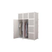 Armario Modular Infantil, Estantería de Módulos, Ropero para Niños, Organizador Modular, Estante de Almacenamiento para Hogar, 12 Módulos, 140x105 cm - details 9