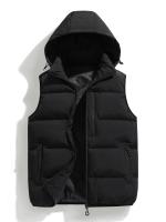 Hombre Chaleco Acolchado Chaleco de Poliéster con Capucha Impermeable, Acolchado, Diseño de Bloque de Color, Sin Mangas, Para Hombres y Mujeres Adecuado para Otoño/Invierno - details 0