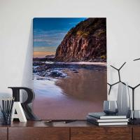 Pintura de Landschape de Montañas y Ríos de Natureza en Lienzo Decorativo para Dormitorio con Marco Poster de Arte Mural Picture Decor de Marca DHROOM - details 7