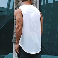 Summer Gym Tank Top Men Mesh Clothing Quick Dry Bodybuilding Sleeveless T Shirt Fitness Singlets Basketball Sports Muscle Vest - details 9