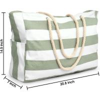 Bolsos de playa para mujer Bolso grande de playa impermeable Bolsos de playa con cremallera Bolso de piscina impermeable a prueba de arena Bolso grande - details 13