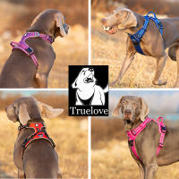 Truelove-Arnés de nailon reflectante para perros, chaleco de seguridad para mascotas traviesas medianas y grandes, sin tirones, para guiar al perro mientras corre, vehicular - details 18