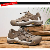Sandalias de Cuero de Vaca Casuales Tamaño Grande Zapatos de Playa para Hombres en Verano - details 13