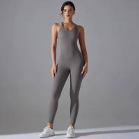 Hamidou-body de Yoga elástico, ropa de gimnasio, ropa deportiva de realce, mono de entrenamiento sin espalda, conjunto de Yoga de alta elasticidad para gimnasio - details 41