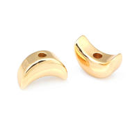 Espaciador de arco iris y Luna de latón, Color oro de 18K, paloma, estrella, nube, cilindro, pulsera ovalada, cuentas, fabricación de joyería, accesorios Diy - details 25