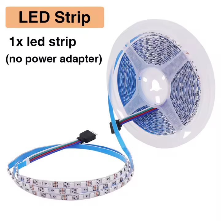 GAHADA Cinta LED RGB Nueva Versión Estrecha de 5MM Luz de Cinta Flexible para Iluminación y Decoración - 1