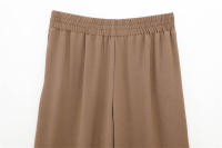 Conjunto de Dos Piezas para Mujer OUWU Camisa Tipo Kimono con Cordones Top y Cintura Elástica - details 9