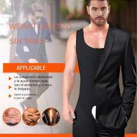 Camiseta interior para abdomen y pierna moldeadora de cuerpo para hombre - details 9