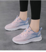 Zapatillas de deporte de malla transpirable para mujer, zapatos planos cómodos de fondo suave, zapatos deportivos casuales antideslizantes de talla grande 42 - details 11