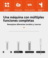 mini taladro eléctrico multifunción para casa destornillador electrico - details 0