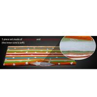 Parachoques de algodón puro para cuna de bebé, juego de almohada de 120x60cm, Kit de ropa de cama infantil, 5 uds. - details 1