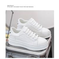 Zapatos De Los Hombres Nuevos Transpirables Pequeños Zapatos Blancos Masculinos Estudiantes Versátil Plataforma Zapatos Deportivos Casual Zapatos De Junta - details 7