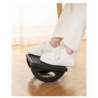 Reposapiés de swing debajo de la mesa durante el trabajo reposapiés ergonómico cómodo con reposapiés de masaje de pies para la o - details 7