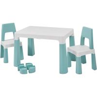 Polipropileno Resistente y Duradero, Blanco y Verde Bosque, H490/ 540 x L780 x P500mm - details 1