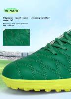 Botas de fútbol transpirables de alta calidad para hombre, con buen agarre y suela de clavos, fabricadas en material de poliuretano para - details 5