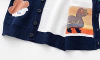 Suéter de invierno para niños y niñas, nuevo cárdigan, chaqueta con hebilla, ropa para niños, prendas de punto para bebés, suéteres de algodón de doble capa para chico - details 8