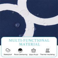 RYB-cortina exterior impermeable para el hogar, ojales de acero inoxidable, Extra a prueba de viento, ahorro de energía, superior e inferior, para porche - details 7