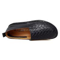 Nuevos zapatos negros planos De alta calidad para hombre, mocasines De cuero genuino, zapatos informales clásicos 2025 - details 3