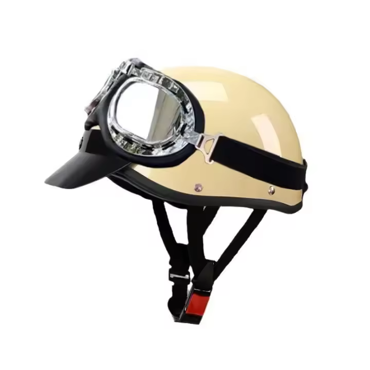 Casco de motocicleta retro Harley casco de seguridad certificado - 1