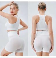 Conjunto de Yoga Sin Costuras para Mujer Ropa Deportiva de Color Sólido - details 15