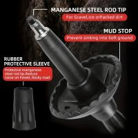 Bastón De Senderismo Plegable De Aluminio, Tres Secciones, Bastón Ligero Ajustable Para Hombres Y Mujeres Escalada - details 4