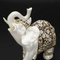 Estatua de la suerte exquisita Vintage, Feng Shui de la riqueza, modelo elegante, adornos, manualidad para regalo, elefante, decoración del hogar - details 5