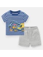 Conjunto de Ropa de Verano con Estampado de Dibujos Animados para Niños - details 0