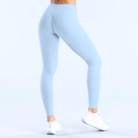 Leggings de spandex New Seam Origin para mujer, fitness, estiramiento, transpirables, para yoga. - details 11