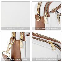 Bolsos y carteras de cuero con correas de colores hechos a mano - details 3
