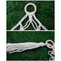Hamaca de juguete de peluche bohemia, forma Triangular, cesta de almacenamiento de malla colgante, red de pared con borlas de algodón para dormitorio y sala de estar - details 5