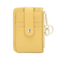 Cartera Pequeña de Cuero PU con Cierre de Cremallera para Tarjetas de Crédito y Monedero Bolsa de Dinero con Llavero y Clip - details 9