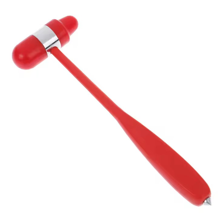 Masajeador médico neurológico para rodilla, herramienta de percusión de diagnóstico de reflejos, martillo para reflejos, examen de nervios - 1