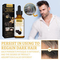 Esencia nutritiva e hidratante de Ganoderma blanco a negro para reparar y masajear el cabello - details 7