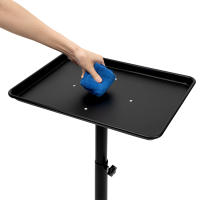 Bandeja de aluminio con ruedas para salón de belleza, carro con altura ajustable para tatuajes, SPA, 70-110CM - details 11