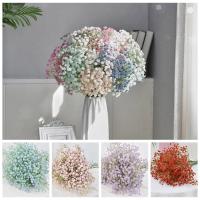 Plantas artificiales de Gypsophila para decoración del hogar, adornos florales realistas para aliento de bebé, bricolaje, 108 cabezas - details 2