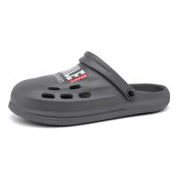 Zuecos de jardín para hombre, sandalias negras para exteriores, zapatillas de playa - details 7