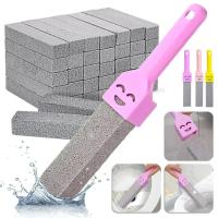 Cepillo de Baño de Piedra Pómez Herramienta de Limpieza de Baño con Mango Azulejo - details 1