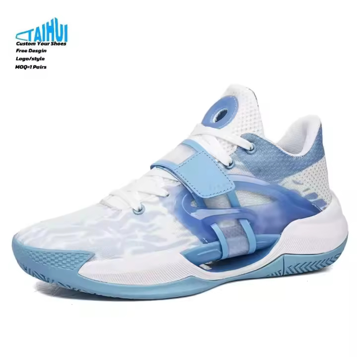 Otoño 2025 nuevo baloncesto correa de malla transpirable correr zapatos deportivos de moda para hombres edición de luz nocturna - 1
