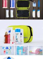 Kit de Organizador de Higiene Personal de Viaje Gancho Montado en Bolsa de Ducha - details 1