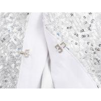 BUNO-2025 novedad de verano, traje informal de manga larga con cuello en V y lentejuelas para mujer, conjunto de pantalones cortos informales de cintura alta - details 10
