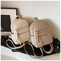 Nueva mochila para mujer 2025 mochila pequeña para mujer de color sólido bolso de viaje personalizado de moda versión coreana para mujer - details 28