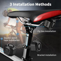 Alarma de Bicicleta Inalámbrica 110dB Resistente al Agua para Exteriores Control Remoto Alarma de Vibración para Motocicleta Protección de Seguridad - details 3