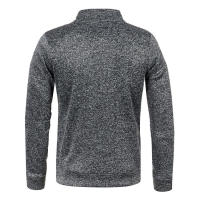 2025 Chaqueta de punto con cuello para hombre, suéter de terciopelo fino, estilo moderno, talla grande, otoño e invierno - details 12