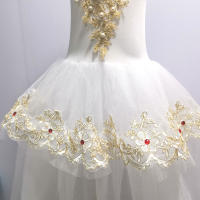 Vestido de Ballet rosa para mujer, vestido romántico largo para niña, ropa de actuación, faldas de danza del vientre de cisne - details 4