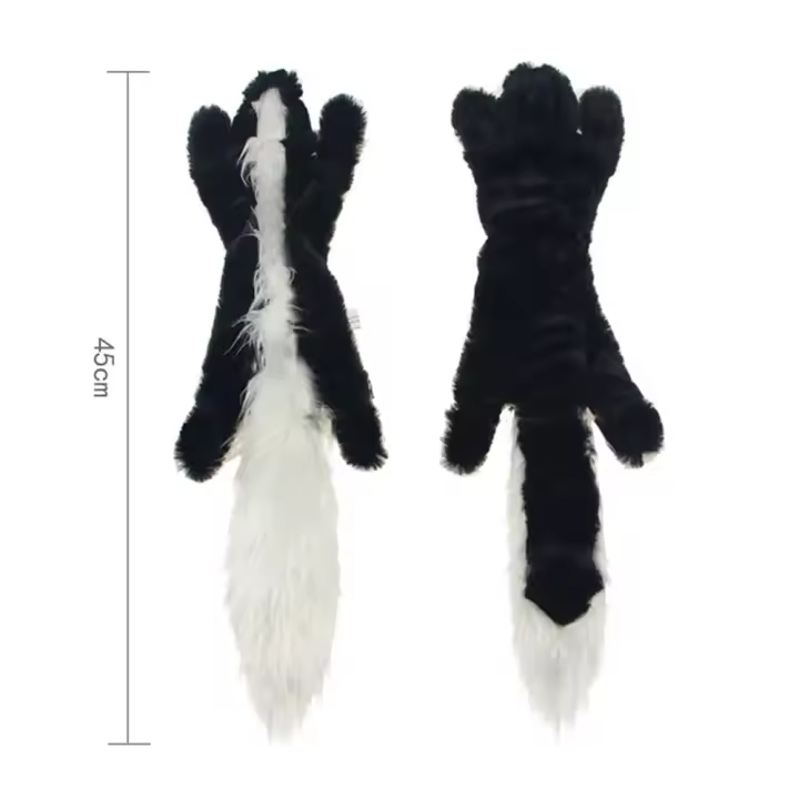 Juguete de Mascota sin Relleno Juguete de Mordedura de Peluche Duradero con Estiradores - 1
