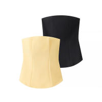 Conjunto elegante sin mangas con falda y elementos superiores para noche y primavera - details 2