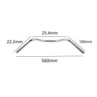 Manillar de bicicleta de carretera MTB de aleación, volante de 560mm x 25,4mm para piezas Cycg, 1 ud. - details 3