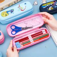 Estuche de Lápices de Dibujos Animados Suave Caja de Oficina Portátil con Cierre de Cremallera - details 3
